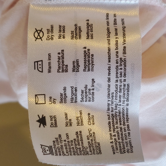 Embellished blush pink Esprit tank top in size large - Picture 4 of 6